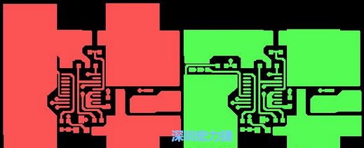此操作可使文件中大部分的焊盤輸出后仍為焊盤，不會(huì)成為線性焊盤，并且不會(huì)產(chǎn)生像下圖一樣的短路情況