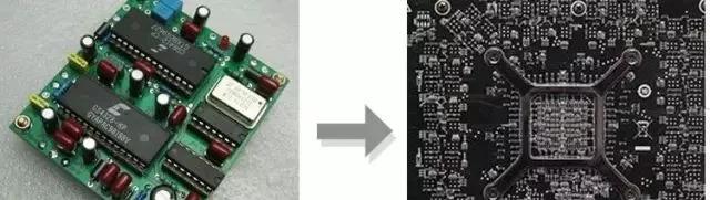PCBA元器件由大變小，由稀疏到密集的變化趨勢(shì)